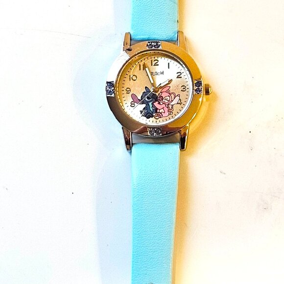 Stitch and Angel Watches Diamond Quartz, Women, Girls, Stitch Cartoon - Picture 2 of 5